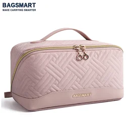 Bagsmart-女性用トイレタリーバッグ,女性用防水トラベルバッグ,収納,化粧ケース