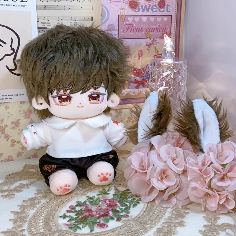 20 سنتيمتر لعبة EVOLxLOVE Gavin Kawaii تأثيري لينة القطن دمية الجسم مع آذان أنيمي تغيير دعوى بلوشي دمى أشكال الكرتون المشجعين هدية