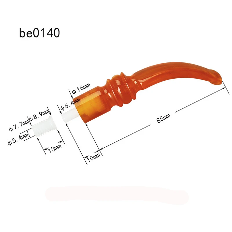 متخصصة الراتنج الأنابيب مقبض ل Sepiolite التبغ الأنابيب المعبرة حامل الأنابيب الذيل DIY بها بنفسك التدخين الأنابيب اكسسوارات المواد الاستهلاكية #4