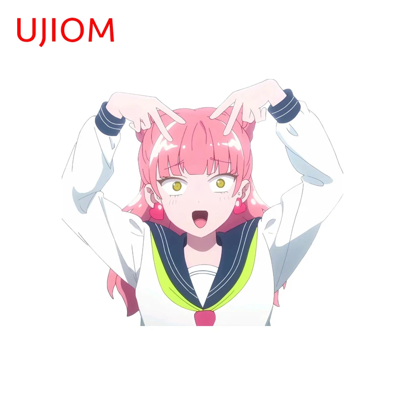 UJIOM Miyu Cat Ears Wall Sticker Exquisite Cupboard Vestibulec Decal Graphics Vinyl JDM Car Gadgets Decoration Cute Accessories
