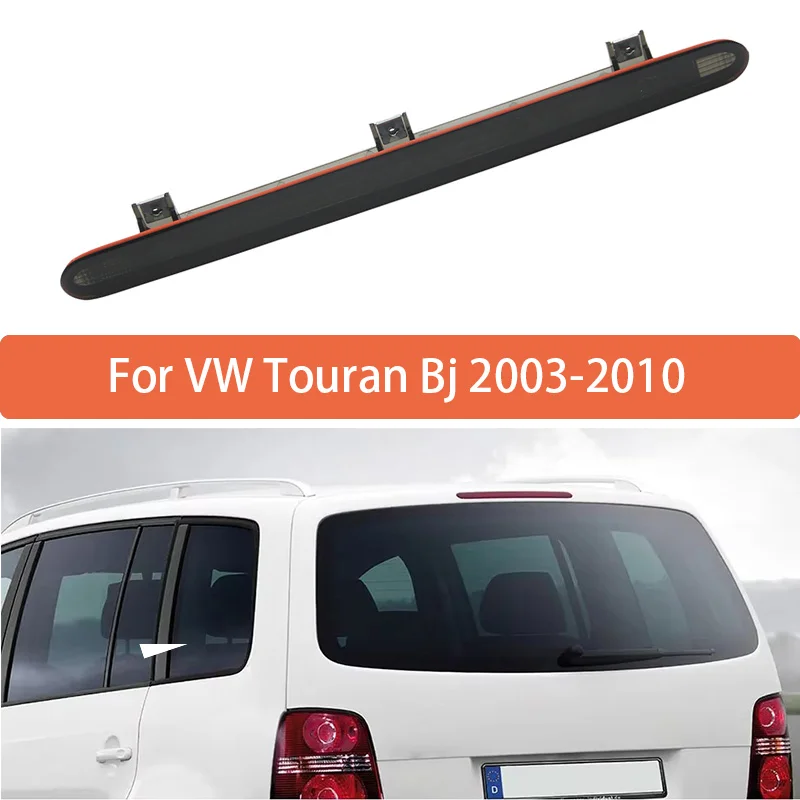 

Высокий стоп-сигнал, черный для VW Touran Bj 2003-2010, задний стоп-сигнал на крыше, 3-й стоп-сигнал, дополнительные стоп-сигналы 1T 0945097 A