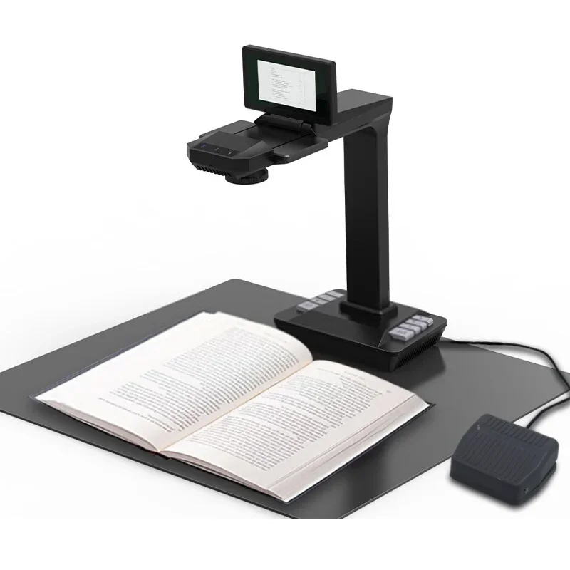 

Support Offline Files Document 20MP OCR High Speed Book Scanner A3 Paper Size Document Scanner With 5 Inch LCD