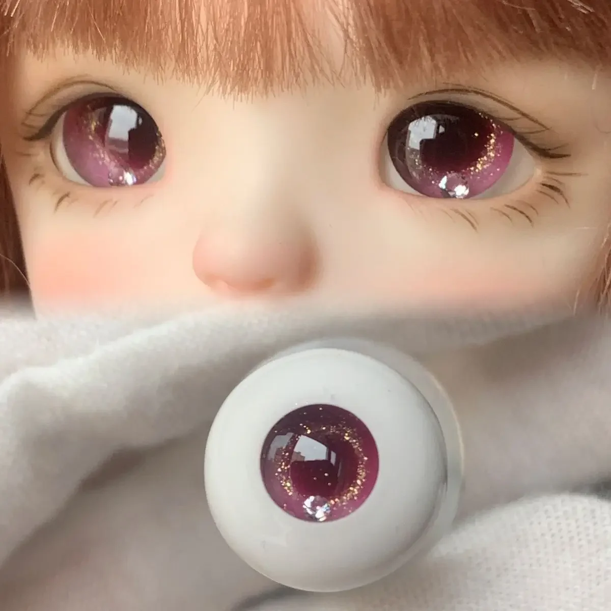 

New Doll Eyes 12/14/16mm for 1/3 1/4 1/6 Bjd Doll Plaster Eyeball Imitation Glass Eye Diy Girl Toys Dress Up Doll Accessories