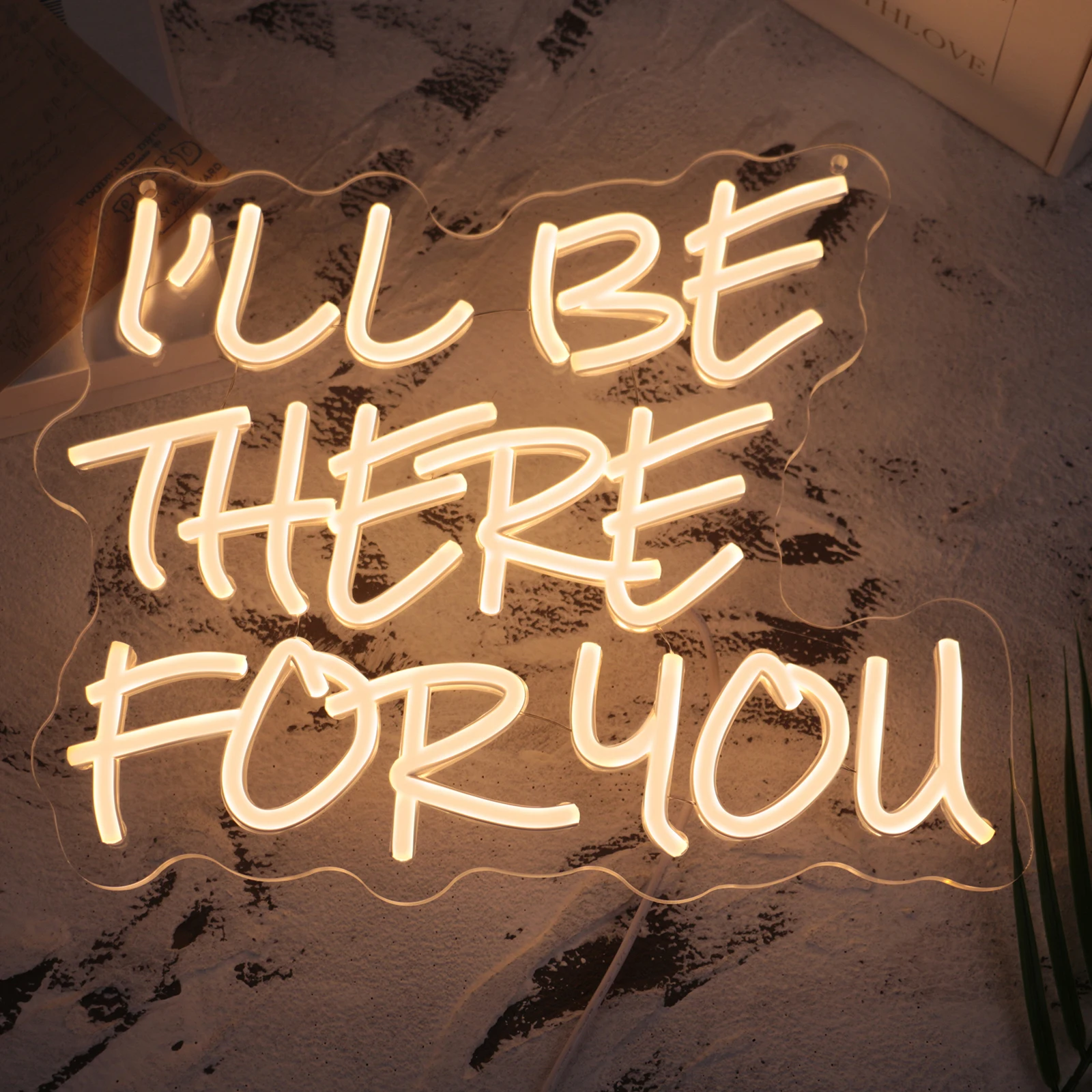 

I'll be There for You Neon Sign for Wall Decor Wedding Light Up Neon Sign Indoor Bedroom Home Decor LED Neon Signs