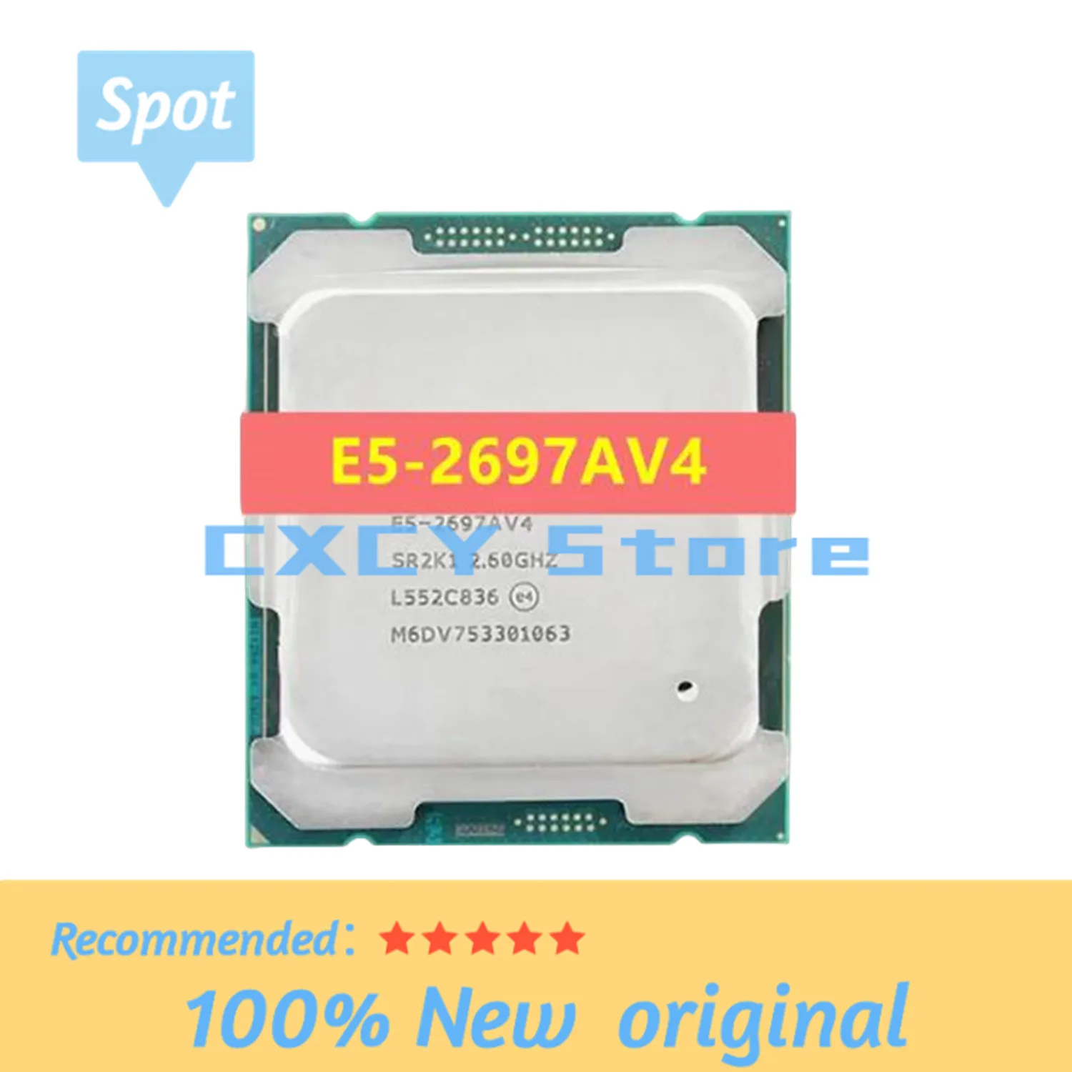 

E5-2667V4 Original Xeon E5 2667 V4 3.20GHZ 8-Core 25M E5-2667 V4 DDR4 2400MHz FCLGA2011-3 135W Processor