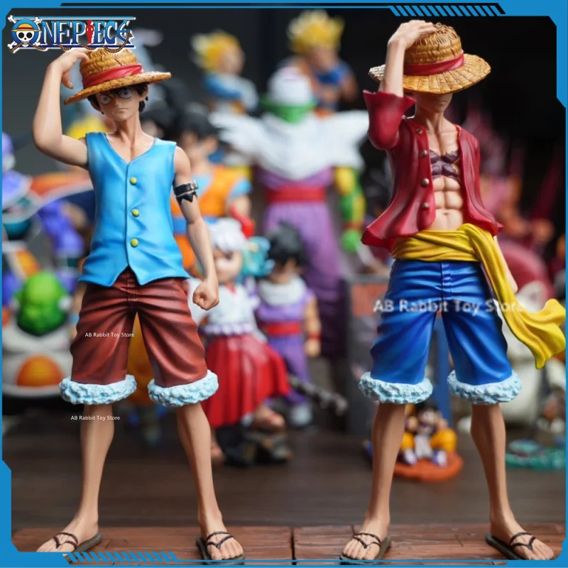 

One Piece Anime 23cm Action Figure Luffy C2 Straw Hat Sailor Two Years Statue PVC Model Collection Decor Doll Toy Gifts