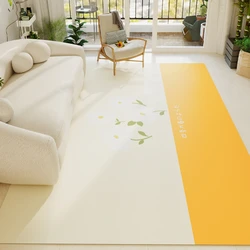 Pvc Leather Carpets Living Room Balcony Anti-fouling Rugs Wash-free Easy-care Large-area Carpet Kitchen Waterproof Non-slip Rug