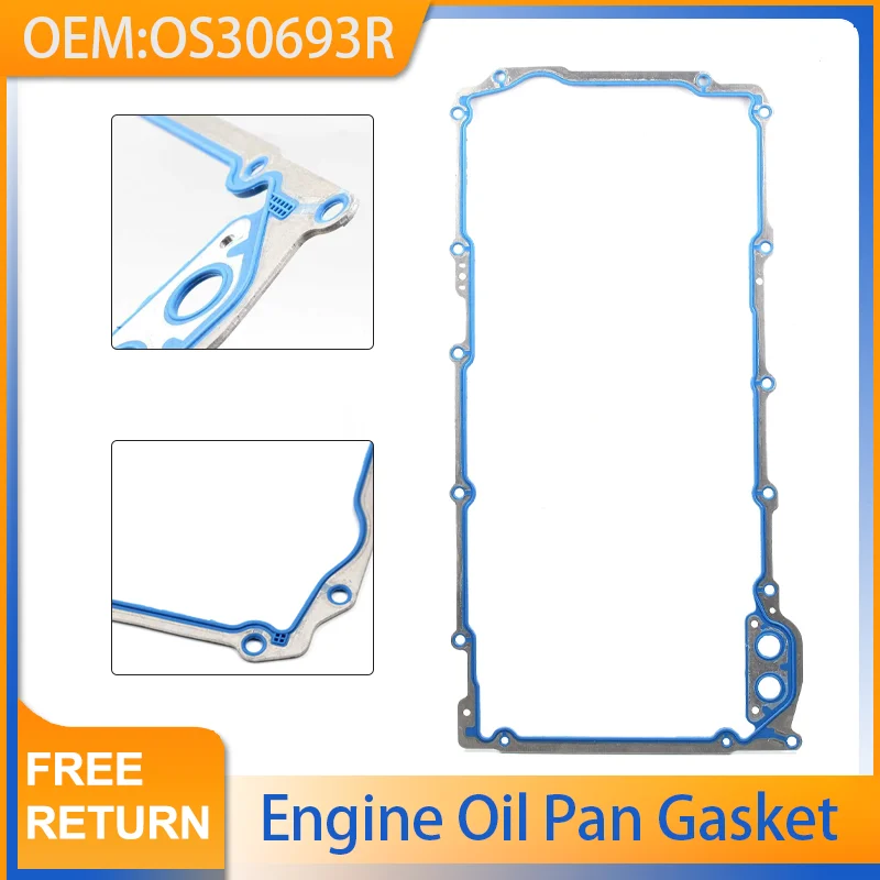 Nuevo juego de juntas de cárter de aceite OS30693R compatible con Chevrolet Express 1500 2500 3500 2005–2015 MC Savana 1500 2500 3500 2004–2015