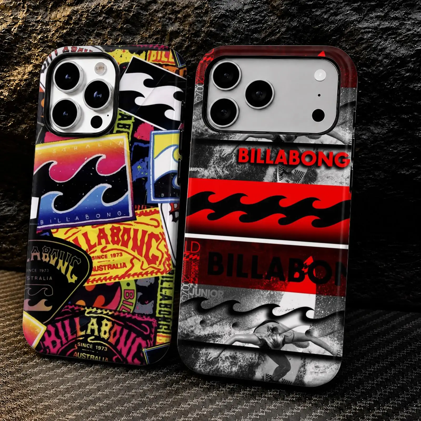 

Cool S-Surfing-B-Billabong Phone Case For iPhone 17 16 15 14 13 12 11 Pro Max 2-in-1 Dual-Layer Back Shockproof Protective Cover