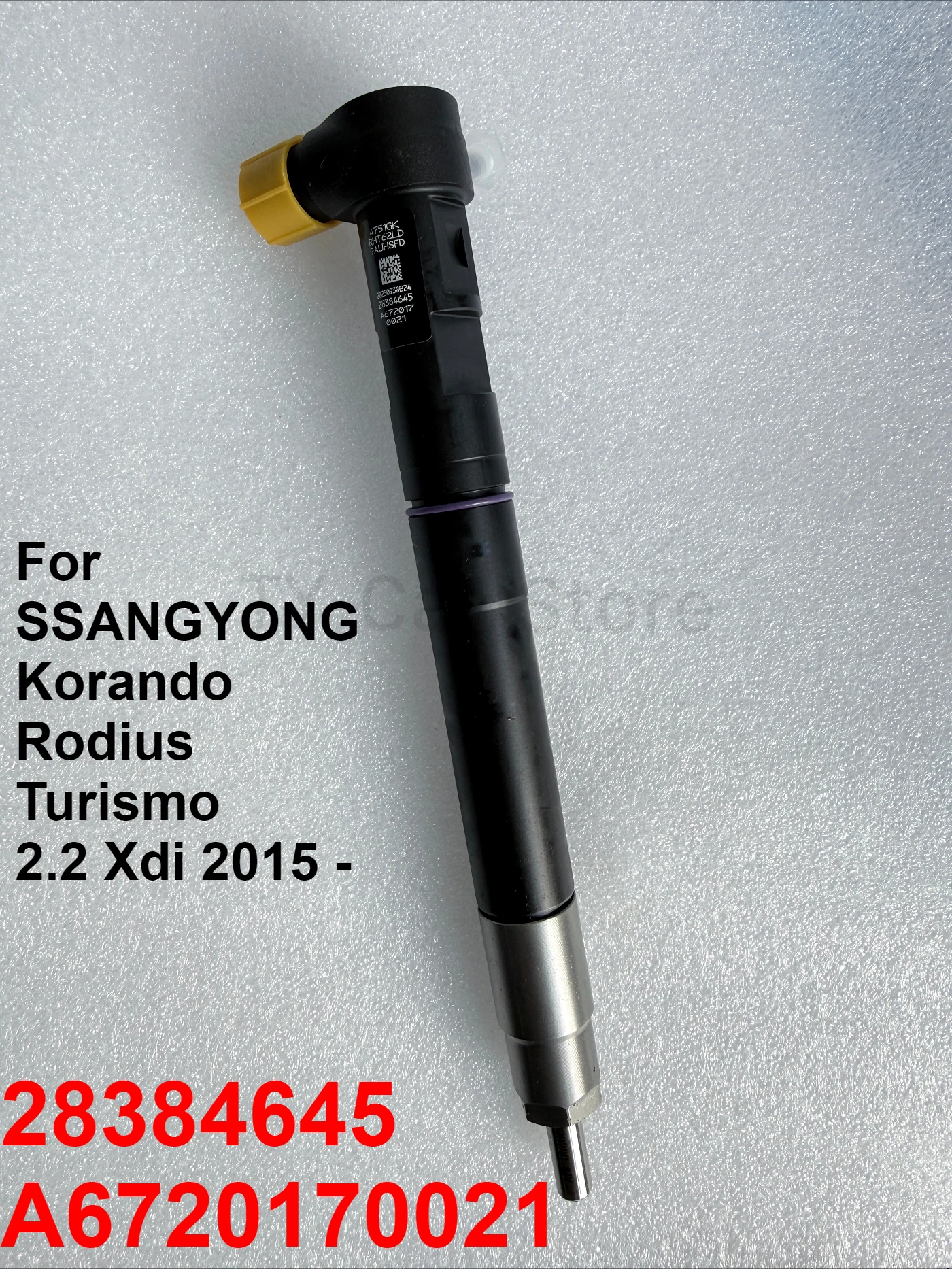 28384645 A6720170021 New Diesel Fuel Injector For SSANGYONG Stavic Korando Rodius TURISMO 2.2Xdi 2015 2016 2017 Euro6 D22DT