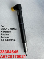 28384645 A6720170021 Nuevo Inyector de Combustible Diésel para SSANGYONG Stavic Korando Rodius TURISMO 2.2Xdi 2015 2016 2017 Euro6 D22DT