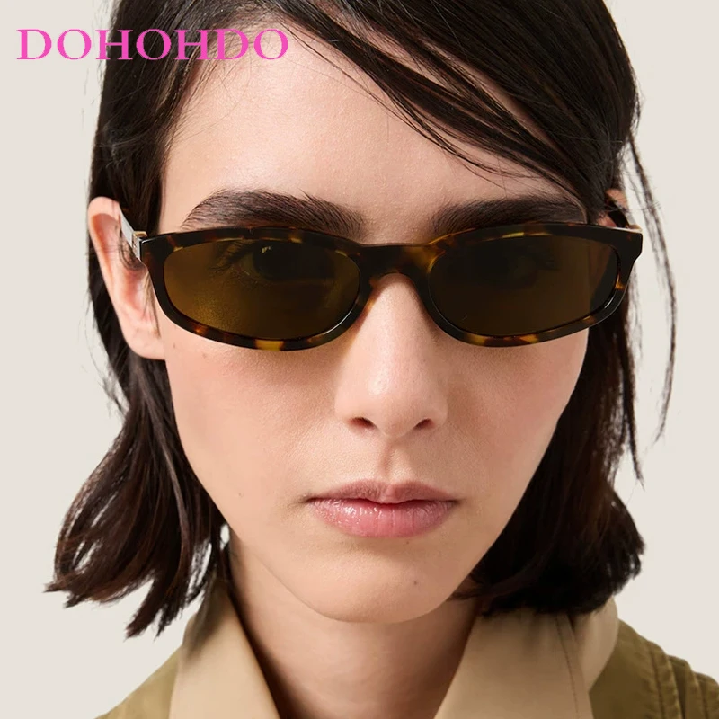 

Fashion Luxury Brand Oval Women Sunglasses Retro Shades UV400 Men Small Trending Outdoor Travel Sun Glasses Oculos De Sol Gafas