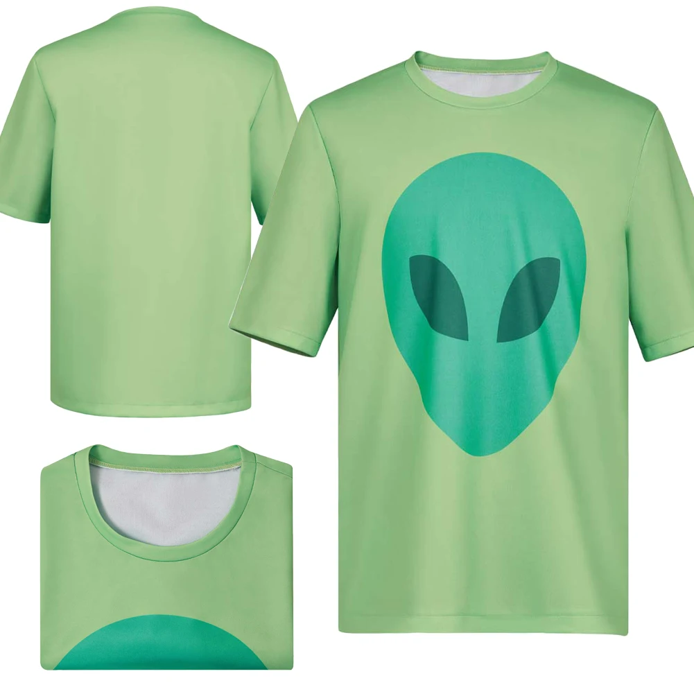 

Ellio Cosplay Fantasy T-shirt Tops Clothing 2025 Cartoon Movie Ellio Costume Disguise Adult Men Roleplay Fantasia Party Outfits