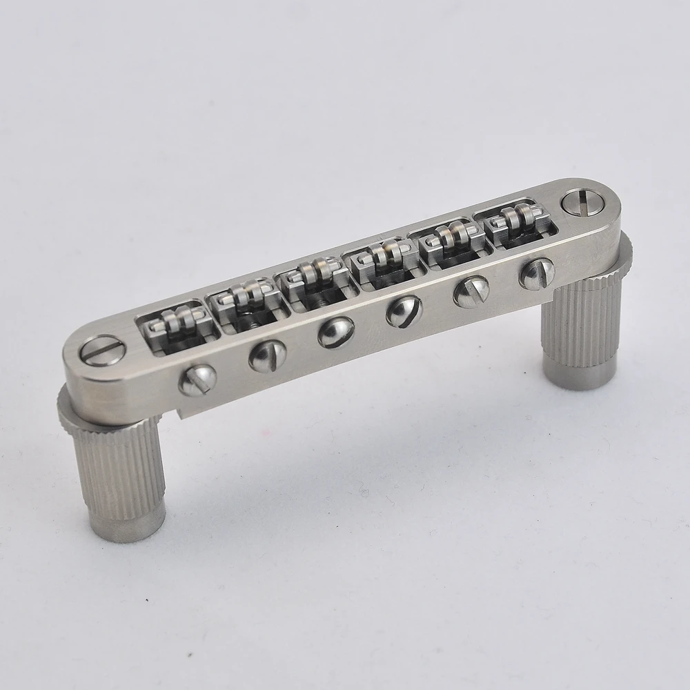 Titanium Alloy Tune-O-Matic Roller Saddle Bridge For LP SG