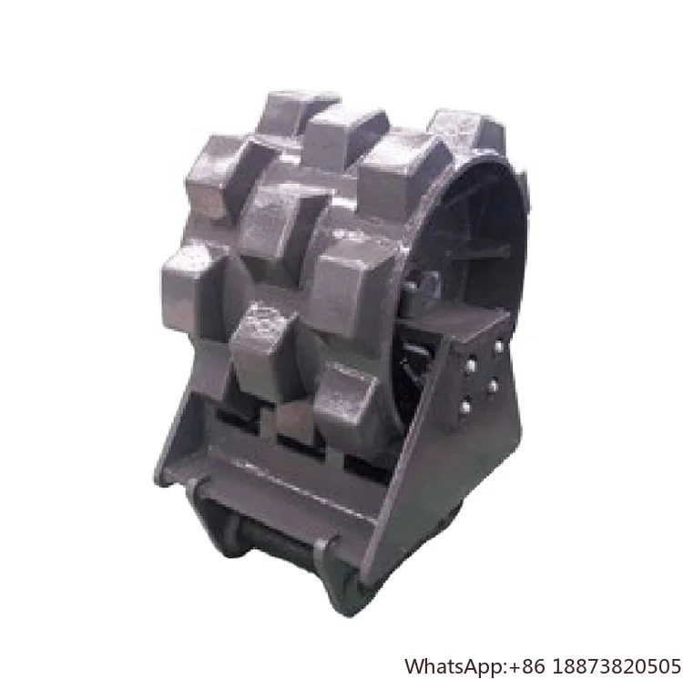 high performance hot sale excavator compactor compaction wheel for excavator