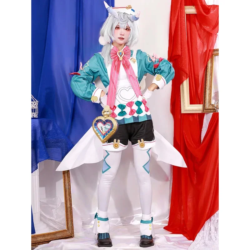 Disfraz de Cosplay de impacto Sigewinne, uniforme de Carnaval para adultos, peluca de Anime, disfraces de fiesta de Halloween, juego de mascarada para mujer