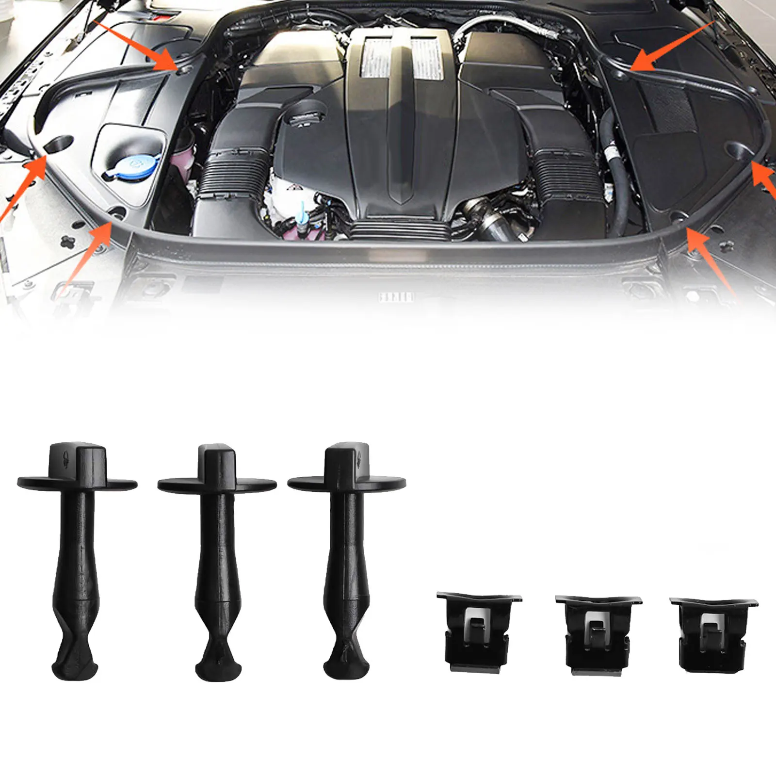A0009982395 Replacement Spiral Spring Gaskt Pack of 3 with Base For Use in Certain For Mercedes Cars Like s600L