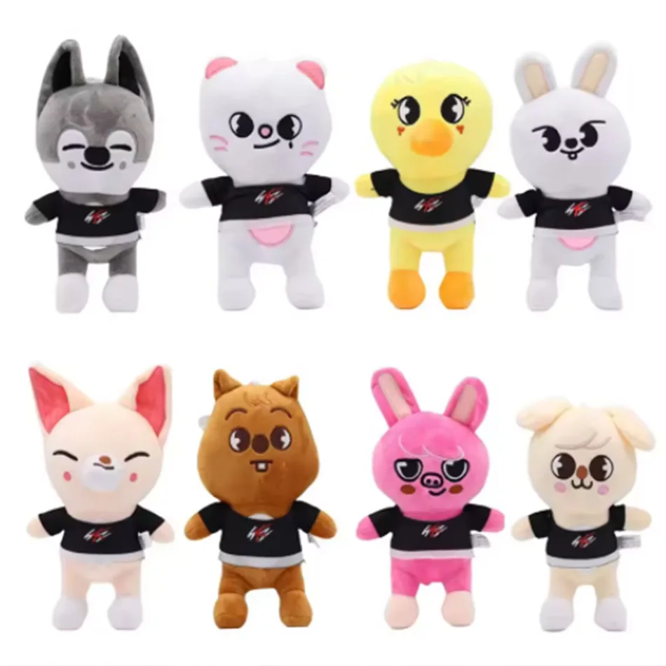 32 estilos 23cm juguete de peluche Kawaii Stray peluche de dibujos animados Animal relleno muñeca Kawaii compañero juguetes decoración de la habitación regalo para niños