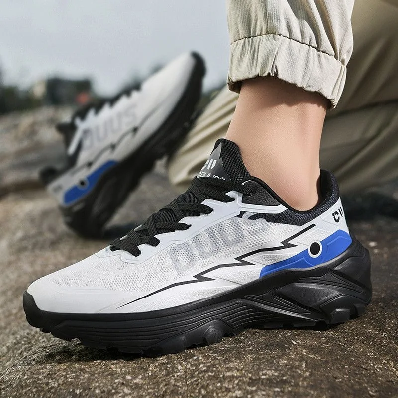 

2026 Hot Sale Trail Running Shoes Man Woman Walking Sneakers Man Lacing Sports and Leisure Non-Slip Outdoor Athletic Shoe