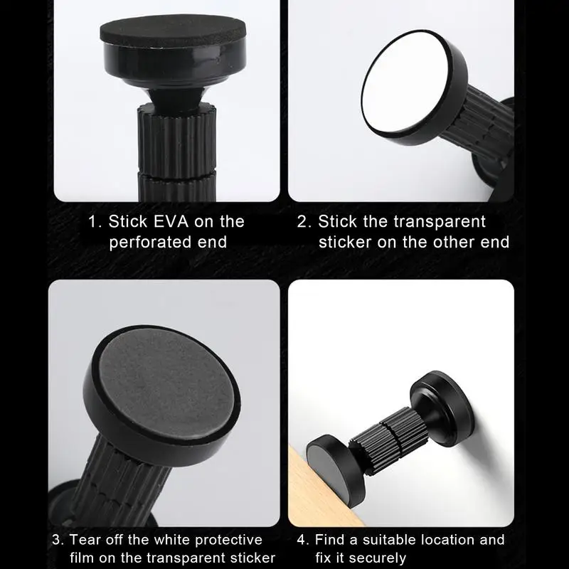 Bed Frame Anti-Shake Tool Set Of 4 Adjustable Stopper For Headboard Squeaking Eliminator Strong Adhesion Shock Absorber Bedside