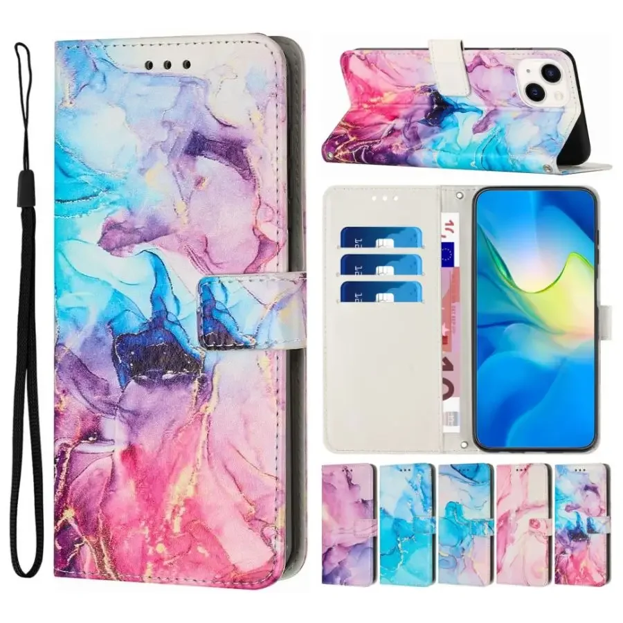 

Pop Case For Samsung Galaxy A12 A13 A14 A25 A33 A34 A52 A52S A53 A54 A04E A04S S21 S22 S23 FE Plus Ultra 5G Marble Color Cover #