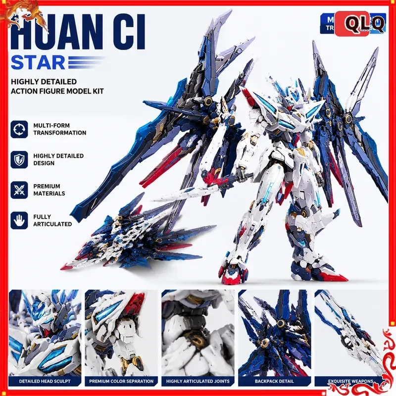 Motornuclear Mnp-Cr01 Huan Ci Action Figure Huanci Mecha Assembly Model Kit Alloy Skeleton Room Decoration Birthday Gift