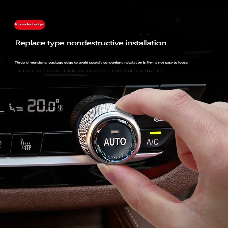M93K-Car Volume Control Knob Button Replacement Crystal Interior For-BMW 1234Series F20/F21/F22/F23/F30/F35/GT/F31/F34/F32
