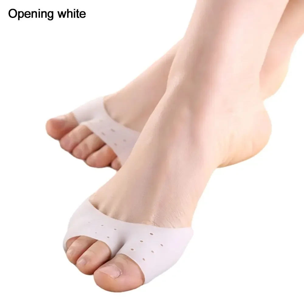 New Foot Care Silicone Gel Toe Pads Super Soft Toe Cap Cover Foot Protector Washable Breathable Shoe Pads for Girl