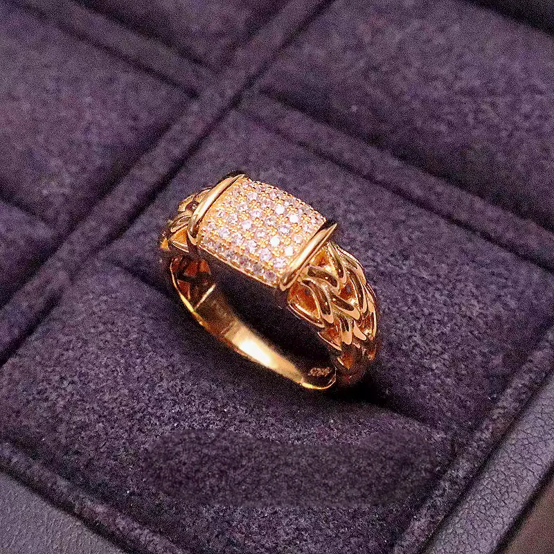 

Обручальное кольцо ARIGAYA из стерлингового серебра 925 пробы с розовым золотом и бриллиантом из муассанита для мужчин и женщин