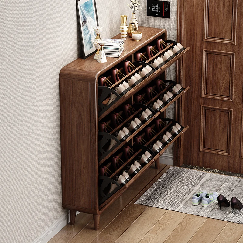 

Modern Organizer Shoe Cabinet Storage Mobile Display Living Room Wooden Shoe Shelf Designer Archivadores Shoemakers Furniture
