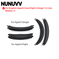 Replacement Headband Cover for Kingston HyperX Cloud Flight S Stinger 1/2 Core Wireless 7.1 Headphones Head band Headpad