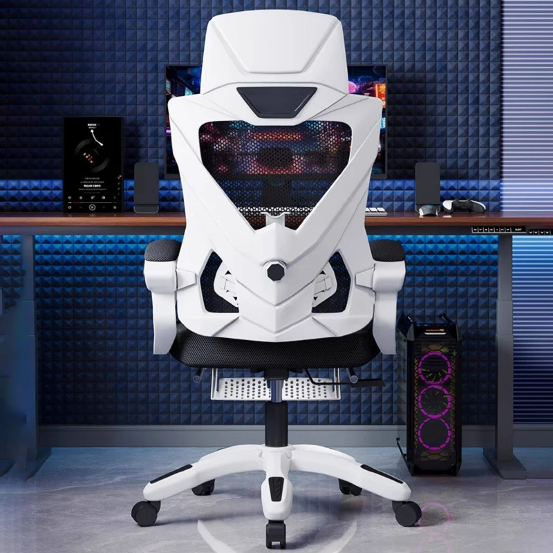 Silla de oficina tipo lounge, sillón cómodo de lujo, silla de oficina ergonómica, silla giratoria para juegos, muebles de oficina