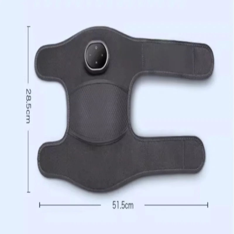 1800mAh 배터리, USB 충전식, 조절 가능한 열 및 진동 마사지 기능을 갖춘 3-in-1 온열 무릎 랩 (통증 완화)