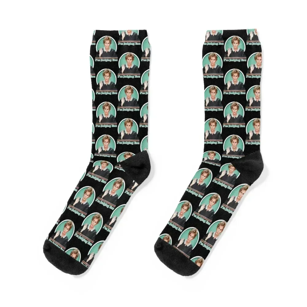 

Judge Judy Socks cartoon Children's winter thermal basketball Girl'S Socks Men's