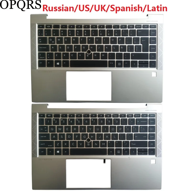 

NEW FOR HP EliteBook 840 G8 745 845 G7 Russian/US/UK/Latin/Spanish/Belgian laptop keyboard palmrest upper M07090-001 M36312-001