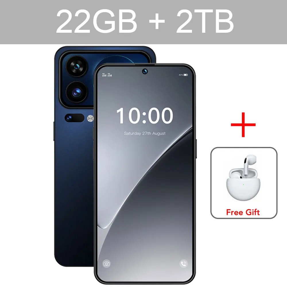 K-Touch Mobile Phones M17 Pro Max Smartphone 7.3HD Original Cell Phone 4G 5G Dual SIM Android 15 Cheap 7800mAh WIFI GPS Global Version Cellphones