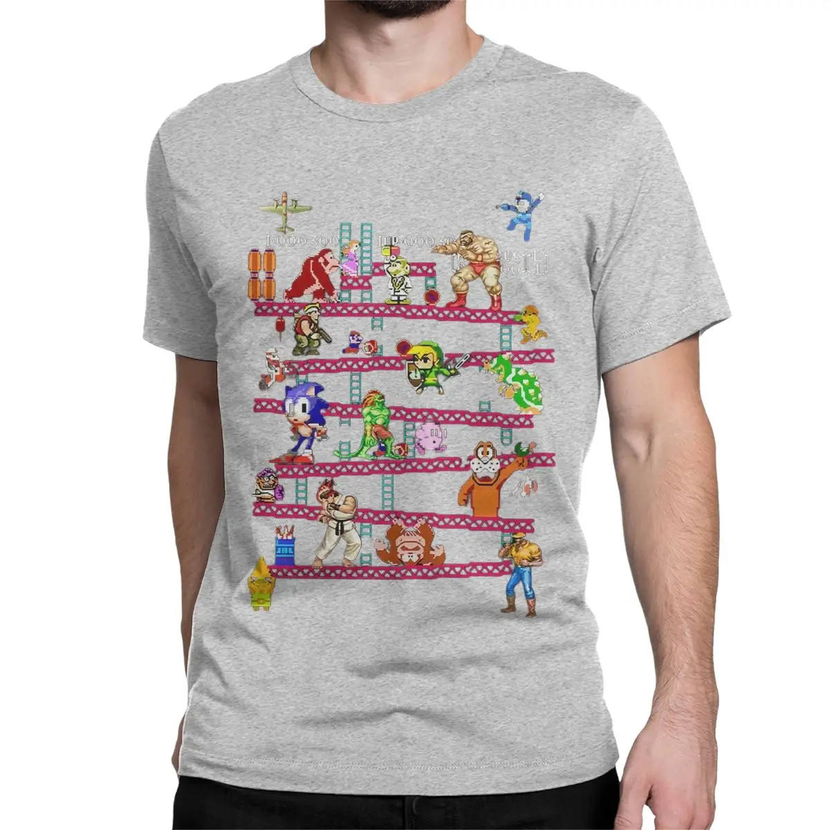 Arcade Game Collage T-Shirt 3