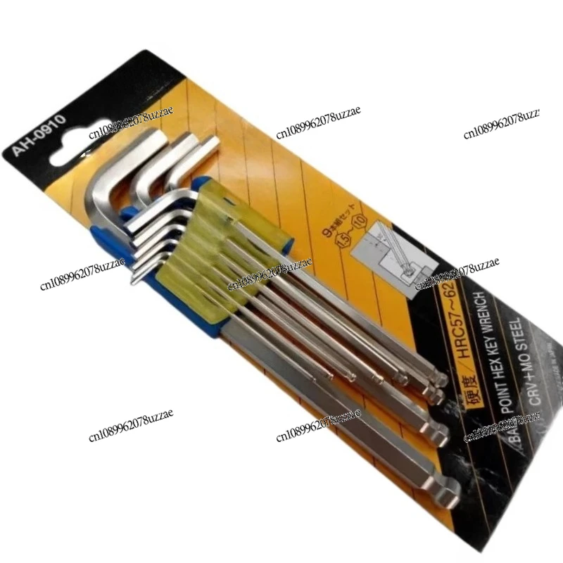 

Metric Wave Head Hexagonal Spoon Wrench AH-0710 Flat Head Extended L-Type Screwdriver AF-0910