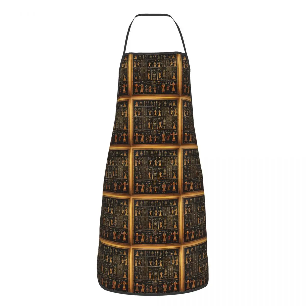 Ancient Egyptian Hieroglyphics Art Aprons Chef Cooking Tablier Waterproof Bib Kitchen Cleaning Pinafore for Women Men Gardening