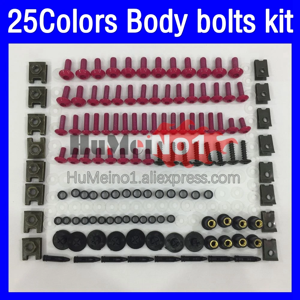 268ps Fairing bolts full screw kit For HONDA NSR250R MC21 PGM3 NSR 250R 90 91 92 93 1990 1991 1992 1993 Body bolt screws Nuts