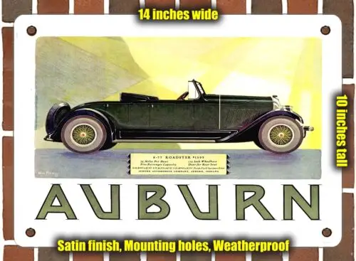 METAL SIGN - 1927 Auburn 8 77 Roadster - 10x14 Inches