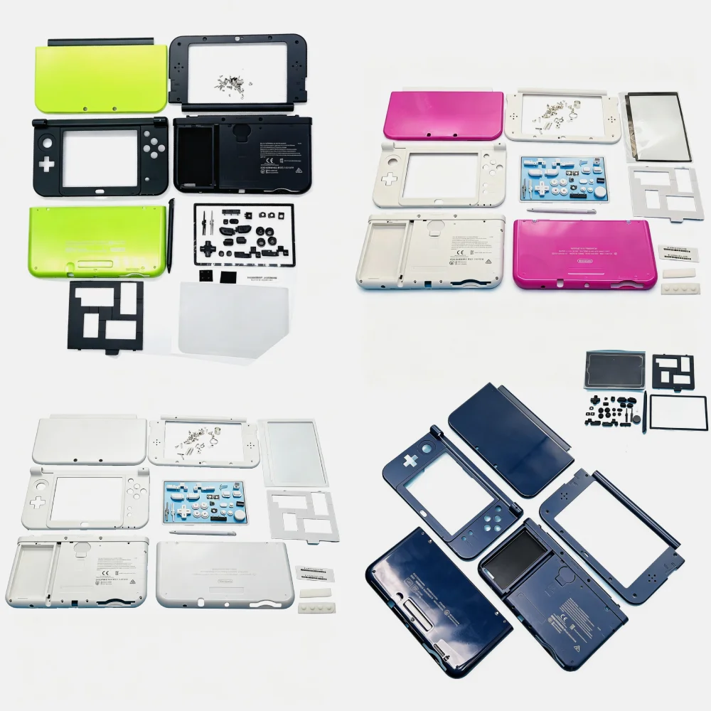 Image of Komplettes Gehäuse-Ersatzteil für New 3DS XL/LL, Vollständiges Gehäuse mit Tasten + Schrauben-Reparaturset