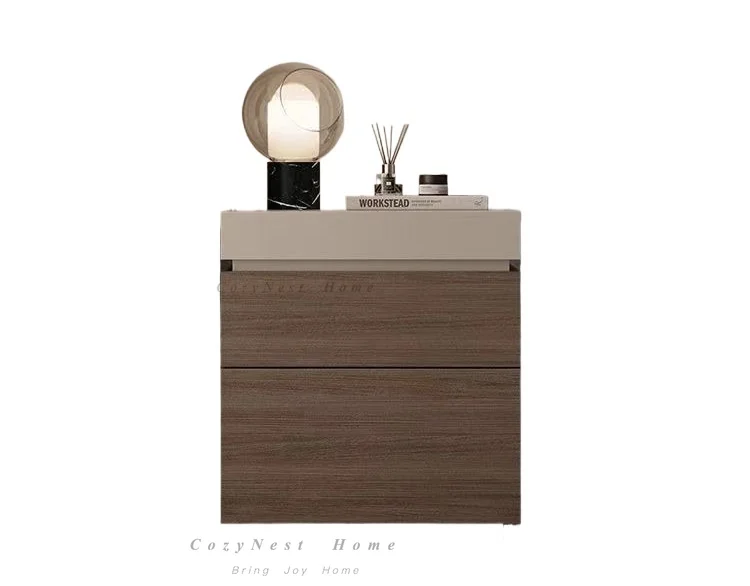 For bedside cabinets Multifunctional hidden compartment Minimalist bedside table Hidden storage cabinet Bedroom locker with lock