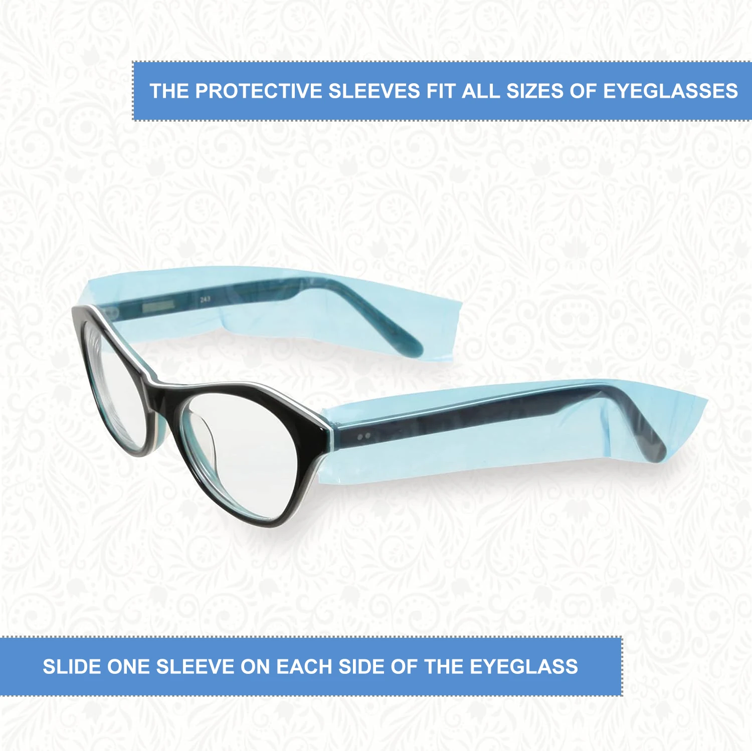 200 قطعة نظارات صالون الساق الأكمام غطاء برو الحلاق الموت التلوين المتاح النظارات حامي صالون الحلاقة المصمم أداة المورد #4