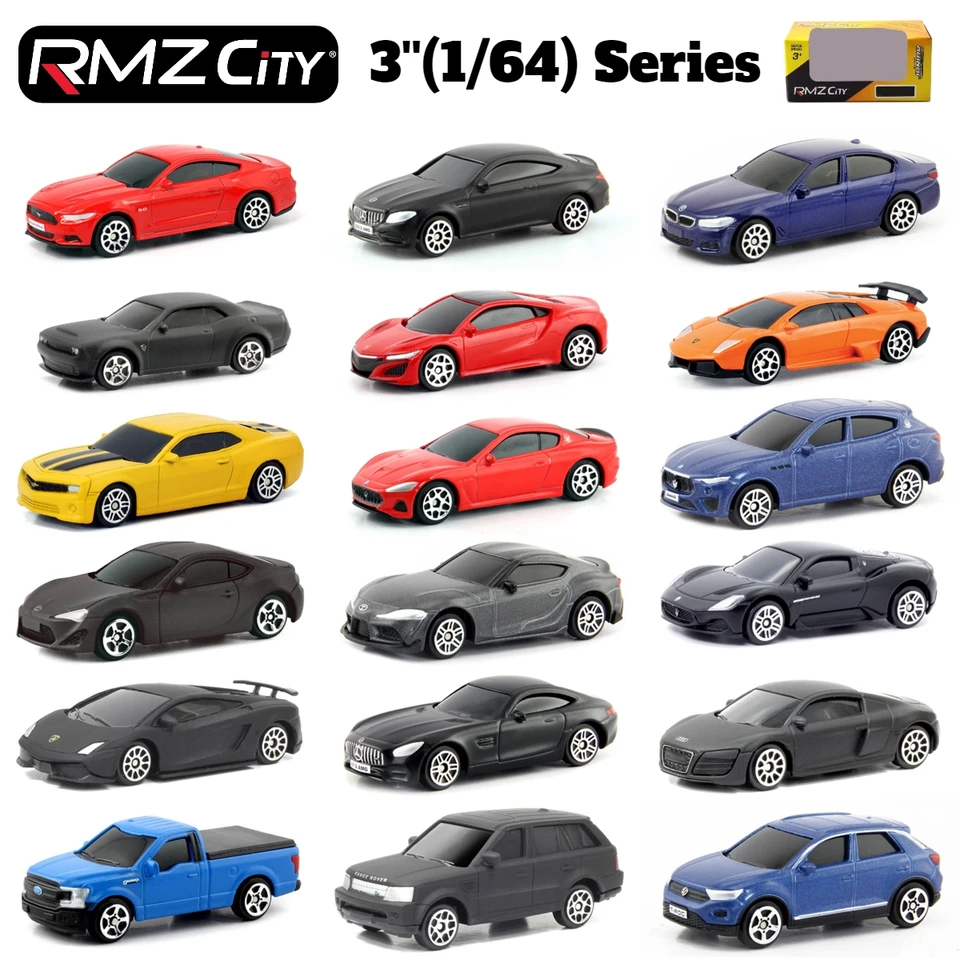 1/64 RMZ CiTY ダイキャストおもちゃの車モデルミニチュア 3 インチ
