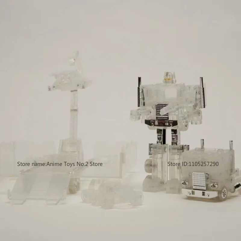 Transformerend speelgoedrobot Movie Studio Series G1 KO Transparant Optimus Prime Actiepop Verjaardagscadeau Model Collectible Origineel