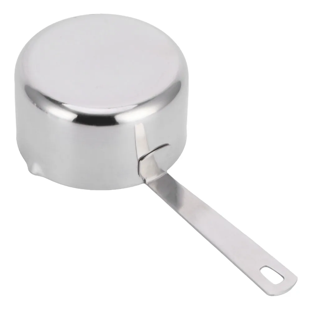 Stainless Steel Measuring Cup Dual Pour Mouth with Handle Measuring Scoop Professional Small Mouth Design Baking Dosing Spoon
