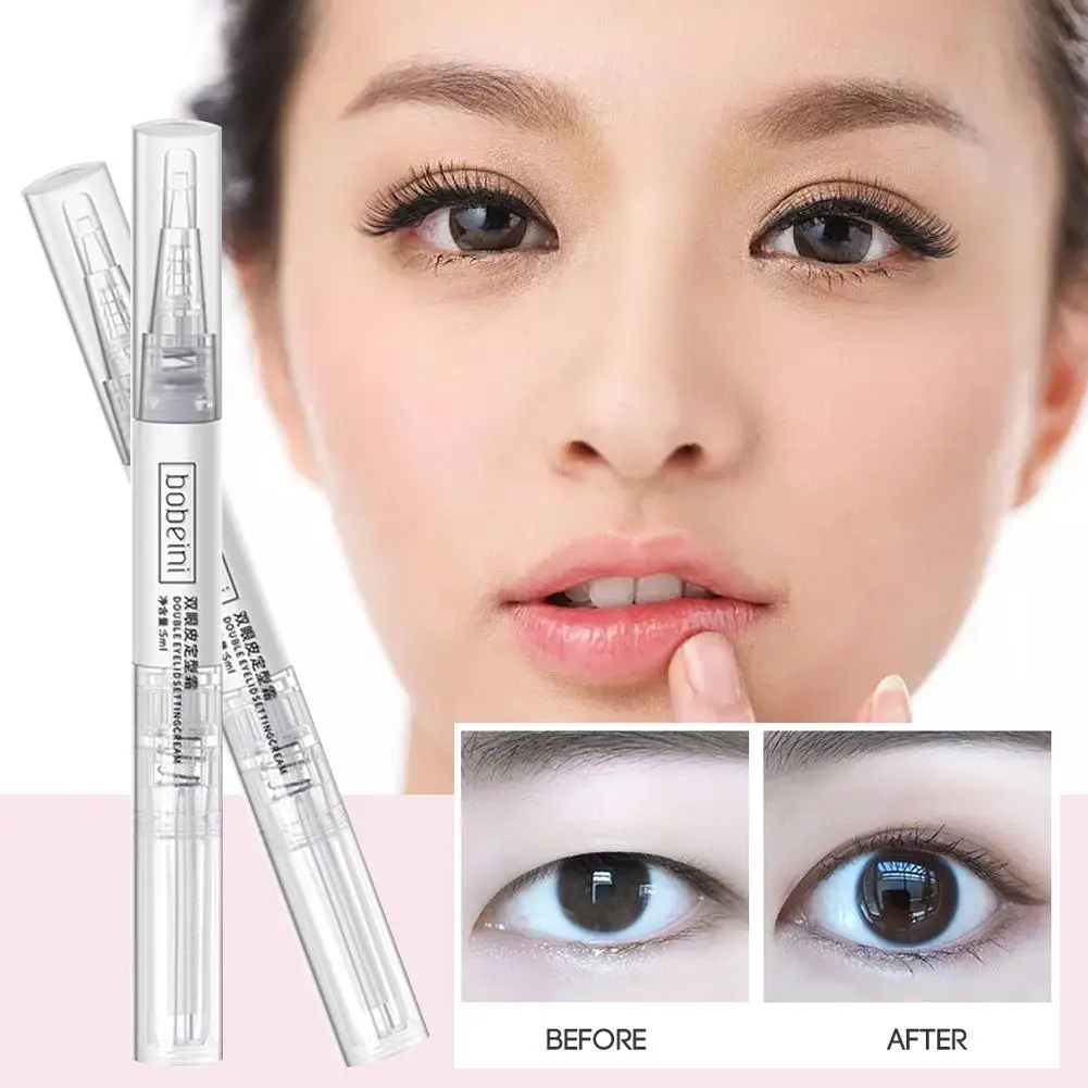 5ml Long-acting Invisible Double Eyelid Shaping Cream Big Fold Glue Stretch Lifting Transparent Long Eyelid Lift Lasting J9K4