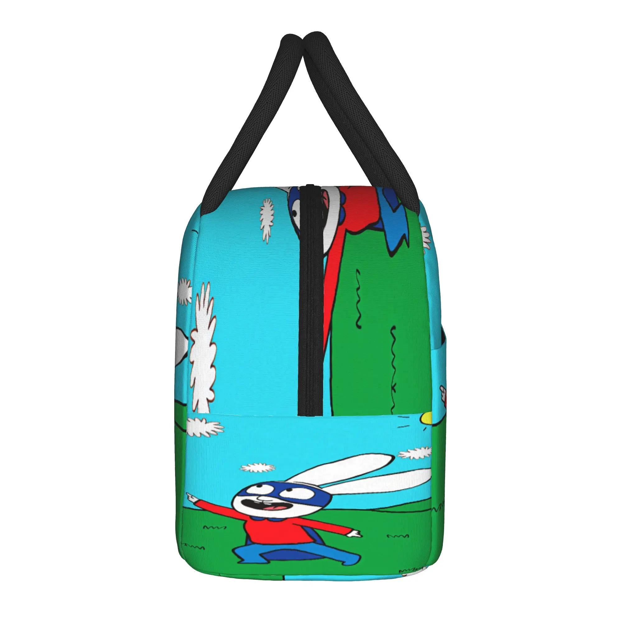 Simon Super Rabbit Lunch Bag For Women  Graphic Lunch Box Aesthetic Picnic Cooler Bag Portable  Waterproof Thermal Tote Handbags