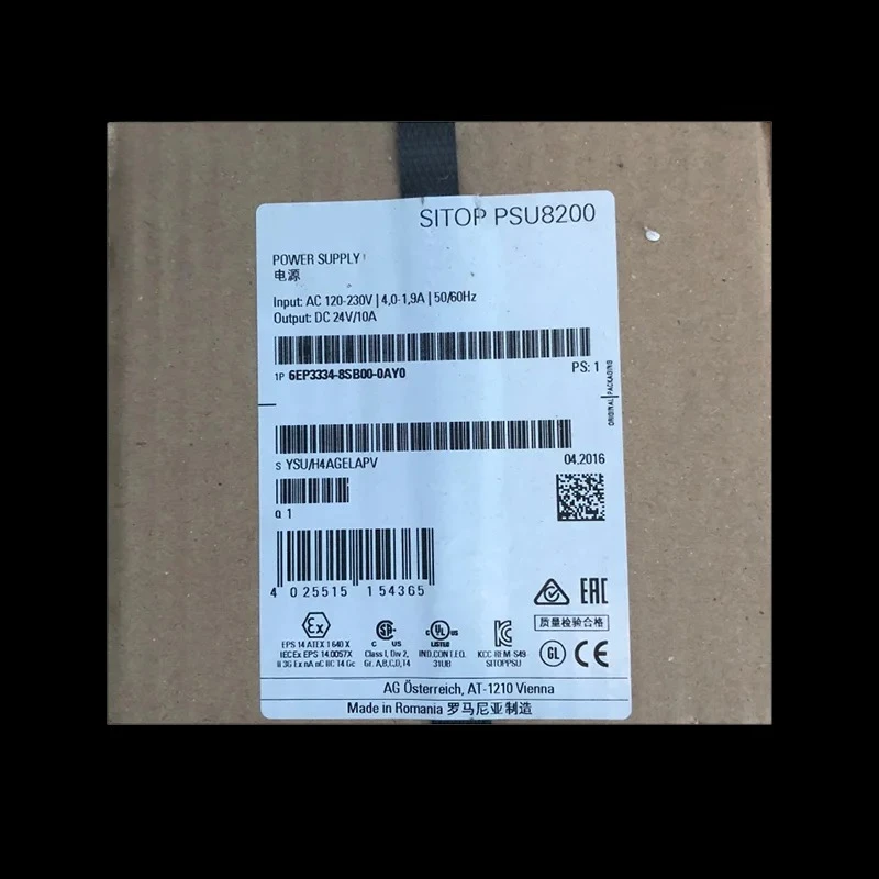 

6EP3334-8SB00-0AY0 PSU8200 24V/10A Power Module PLC Controller